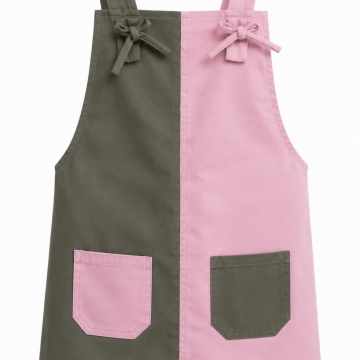Ruth Dress - Baby Pink & Grey